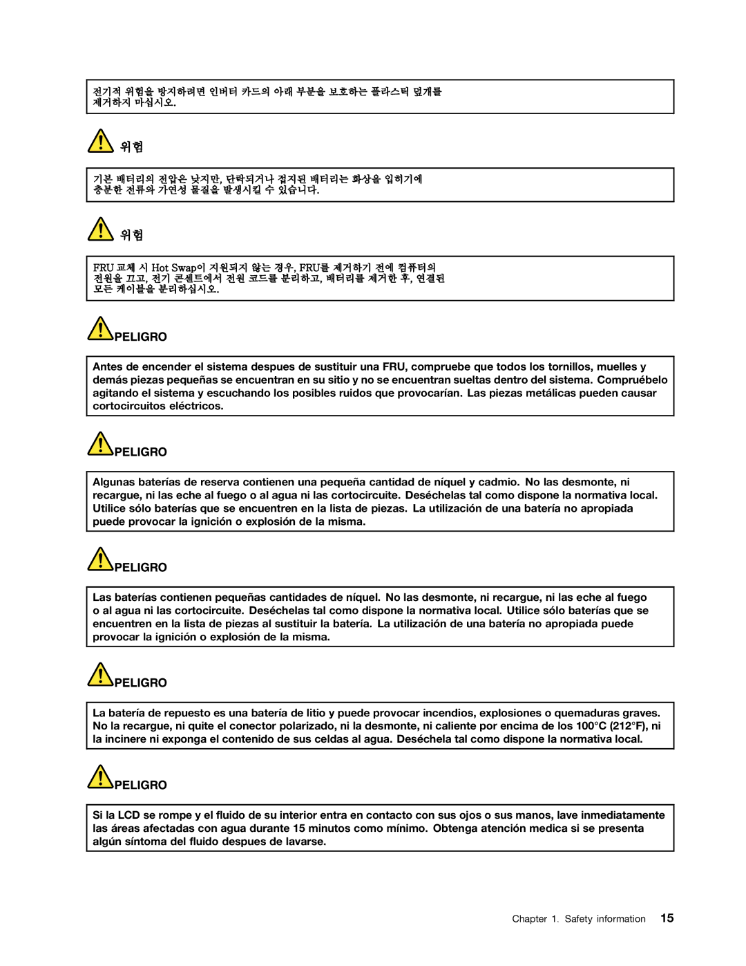 Lenovo T420i manual Safety information 