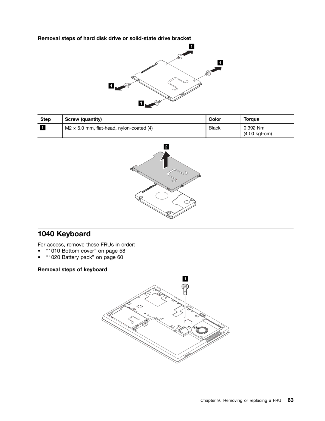 Lenovo T430U manual Keyboard, Removal steps of keyboard 