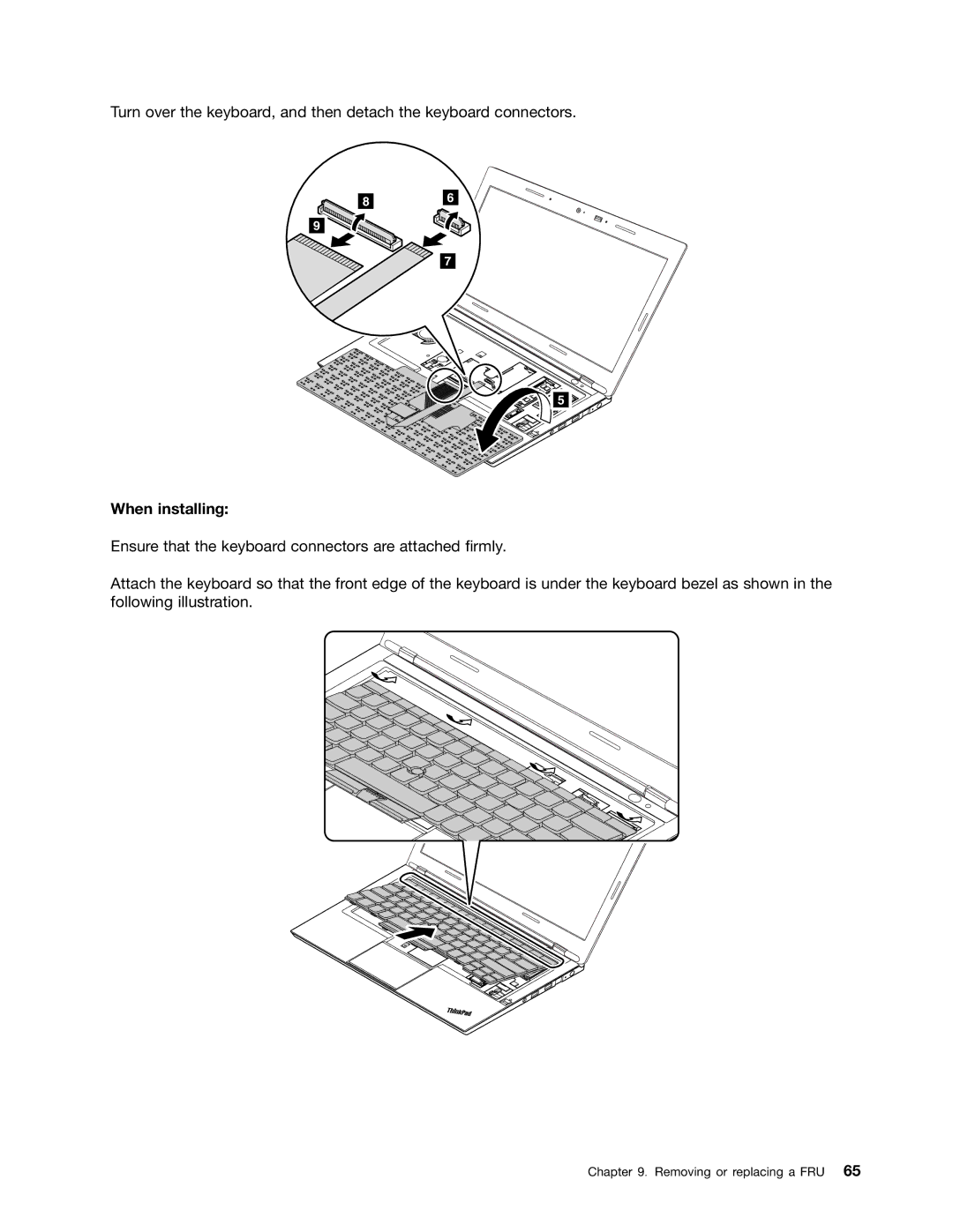 Lenovo T430U manual When installing 