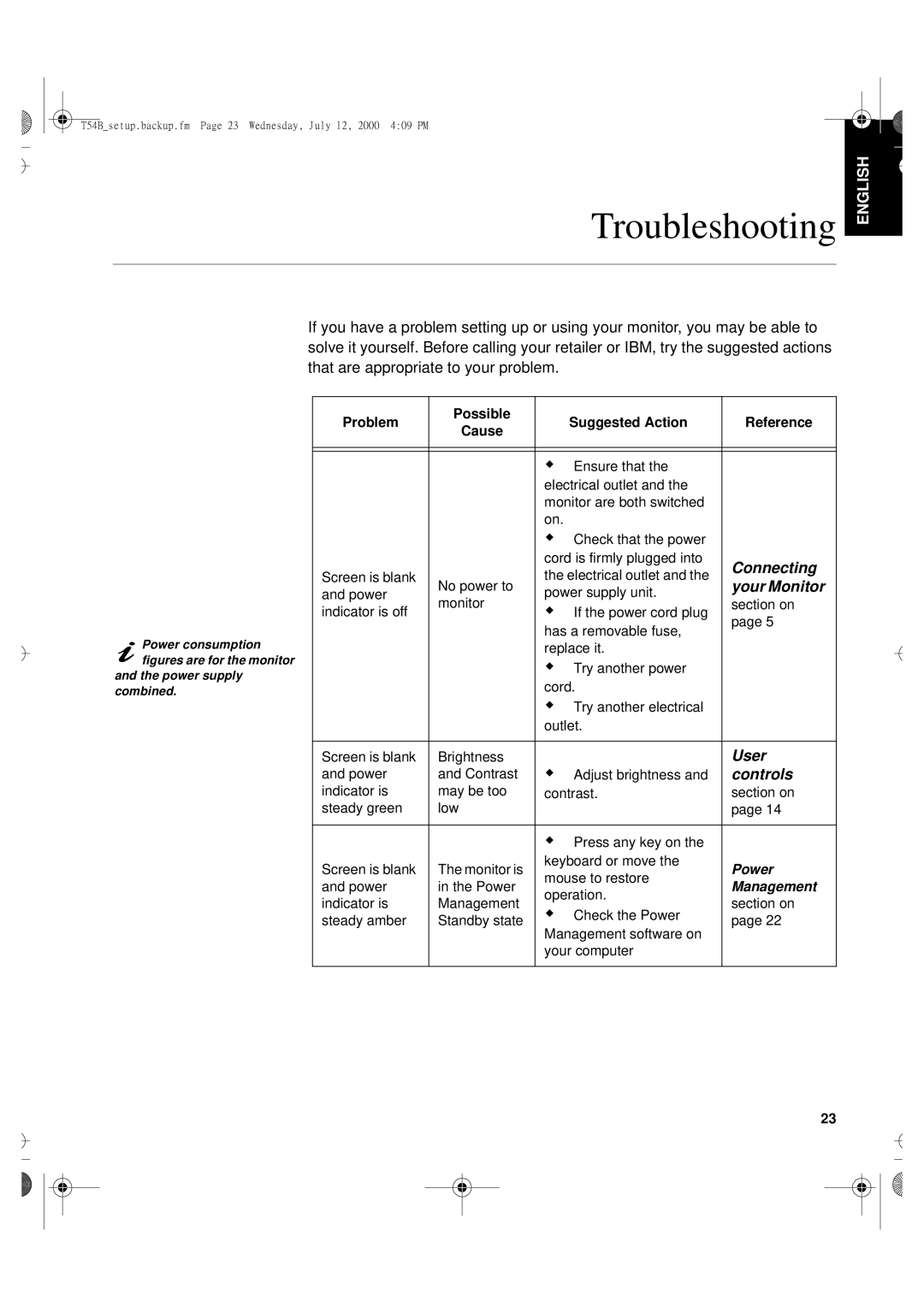 Lenovo T54H manual U65C`tfuvq/cbdlvq/gnQbhf34Xfeoftebz-Kvmz23-311151QN, Troubleshooting 