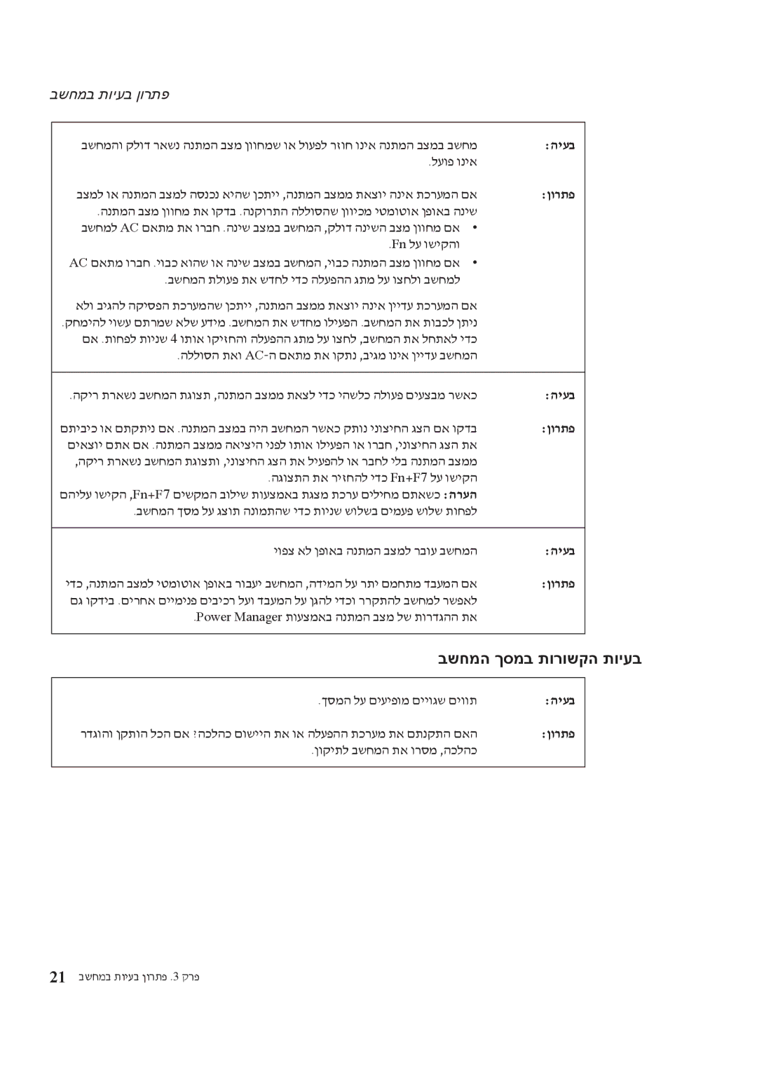 Lenovo T61 manual בשחמה ךסמב תורושקה תויעב 