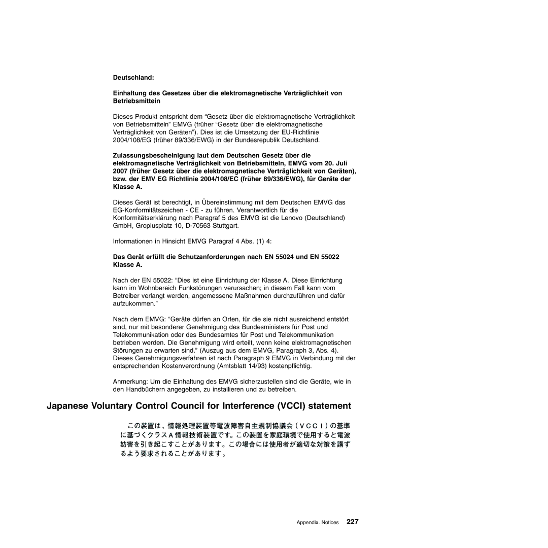 Lenovo TD100X manual Appendix. Notices 