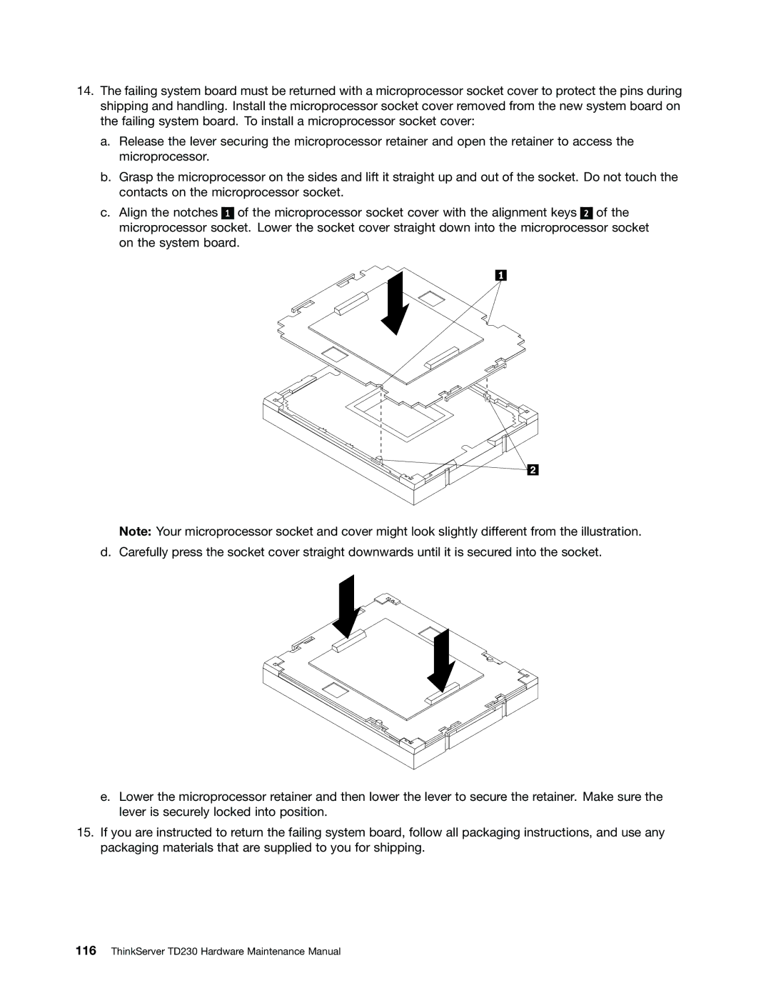 Lenovo manual ThinkServer TD230 Hardware Maintenance Manual 