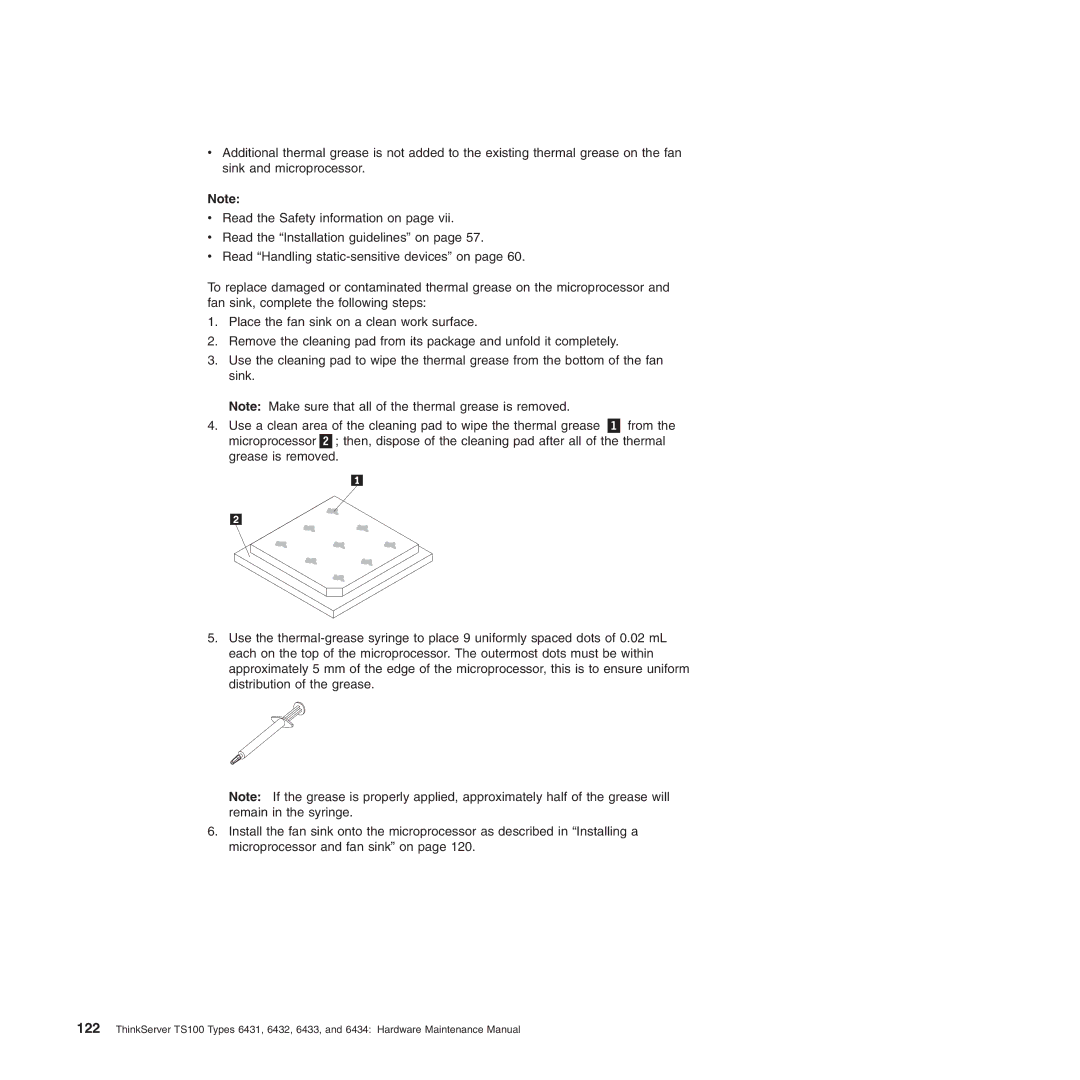 Lenovo TS100, 6434, 6432, 6431, 6433 manual 