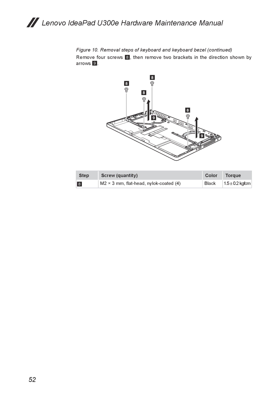 Lenovo U300E manual Lenovo IdeaPad U300e Hardware Maintenance Manual 