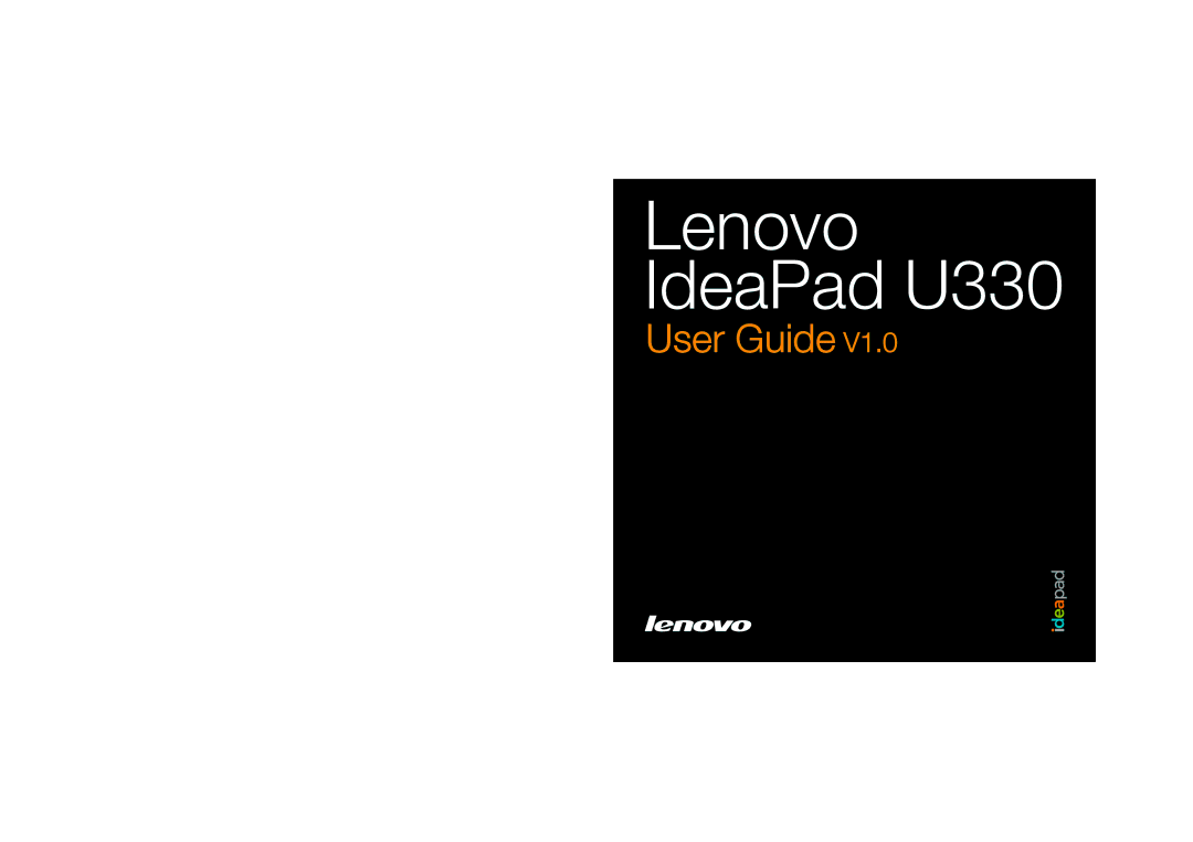 Lenovo manual Lenovo IdeaPad U330 