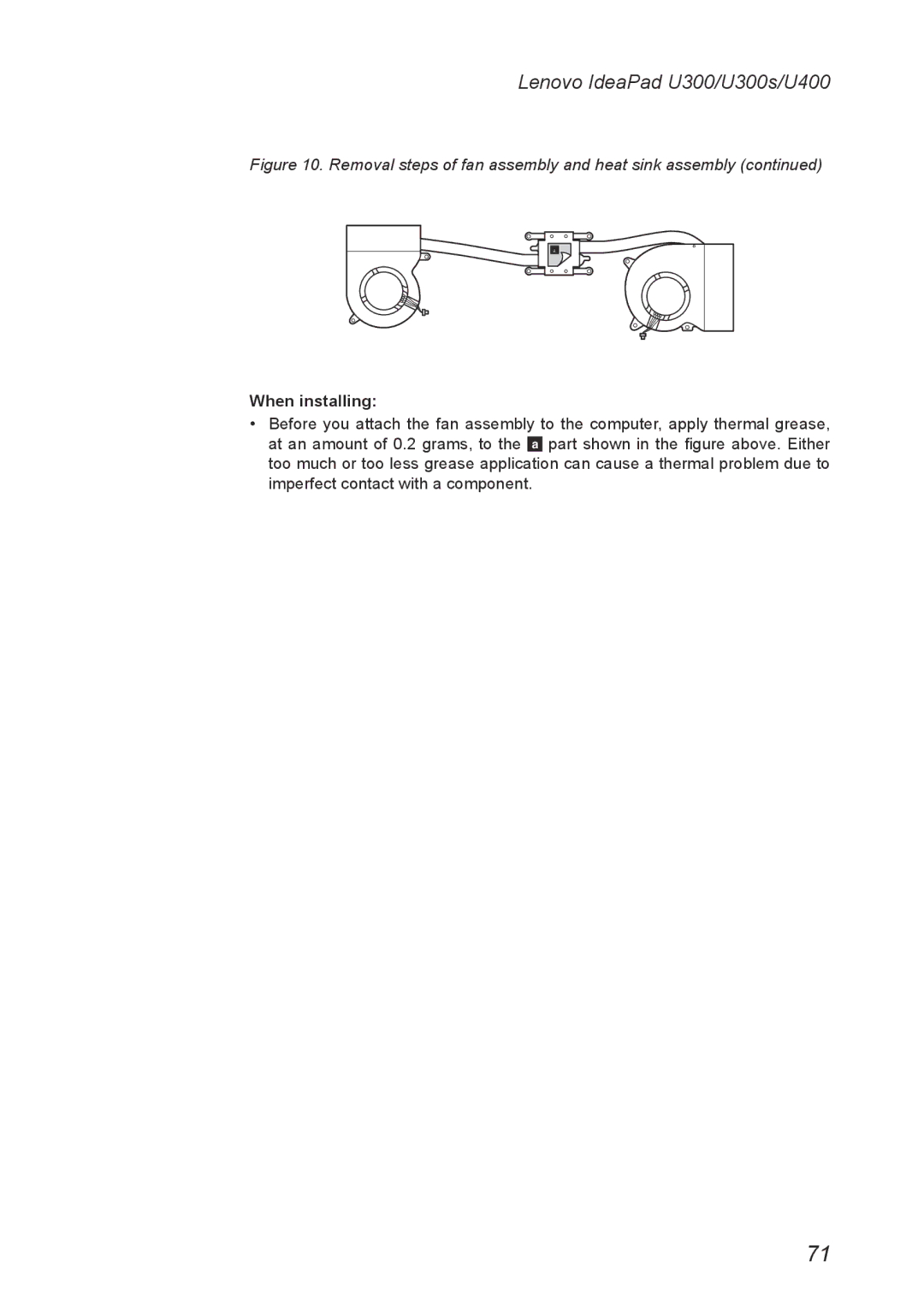 Lenovo U300S, U400 manual When installing 