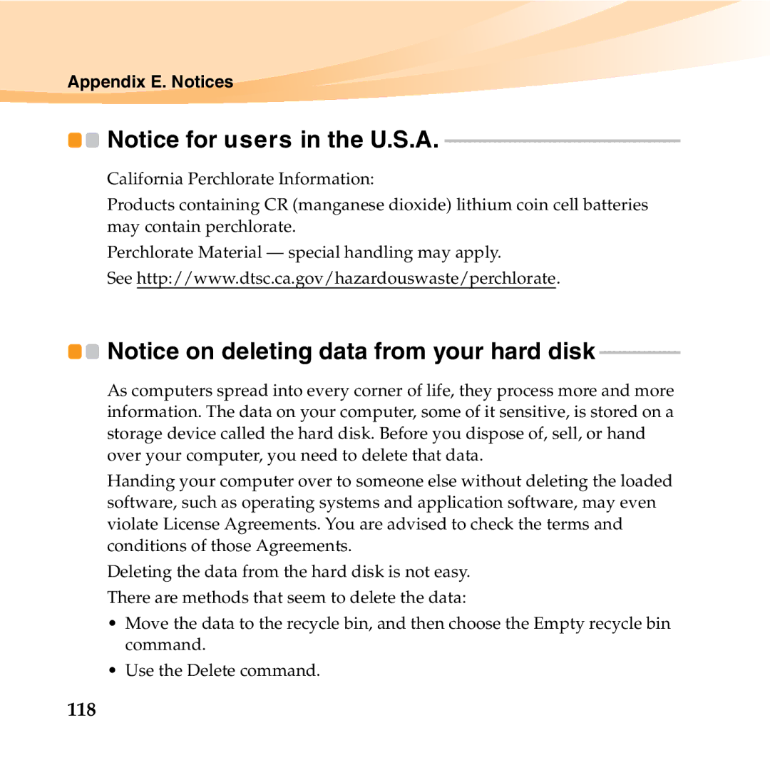 Lenovo U455 manual 118 