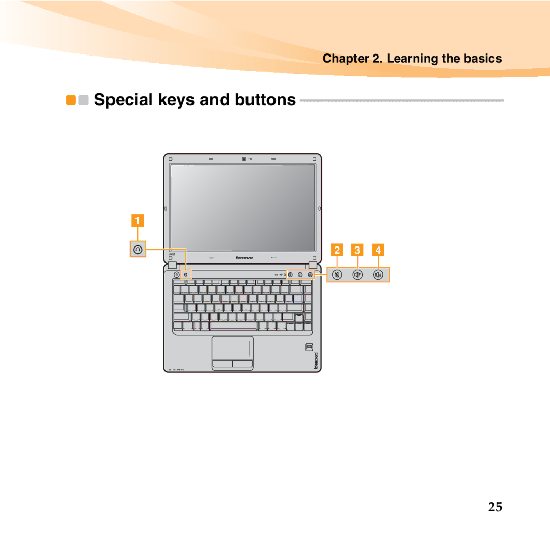 Lenovo U455 manual Special keys and buttons 