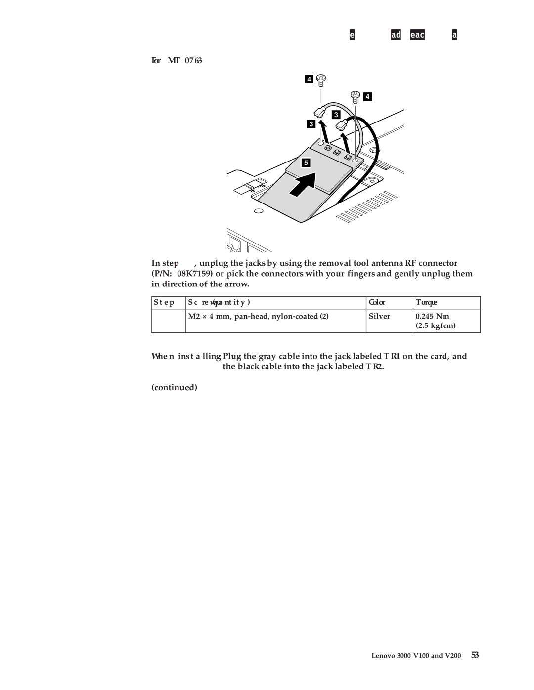 Lenovo V200, V100 manual For MT 