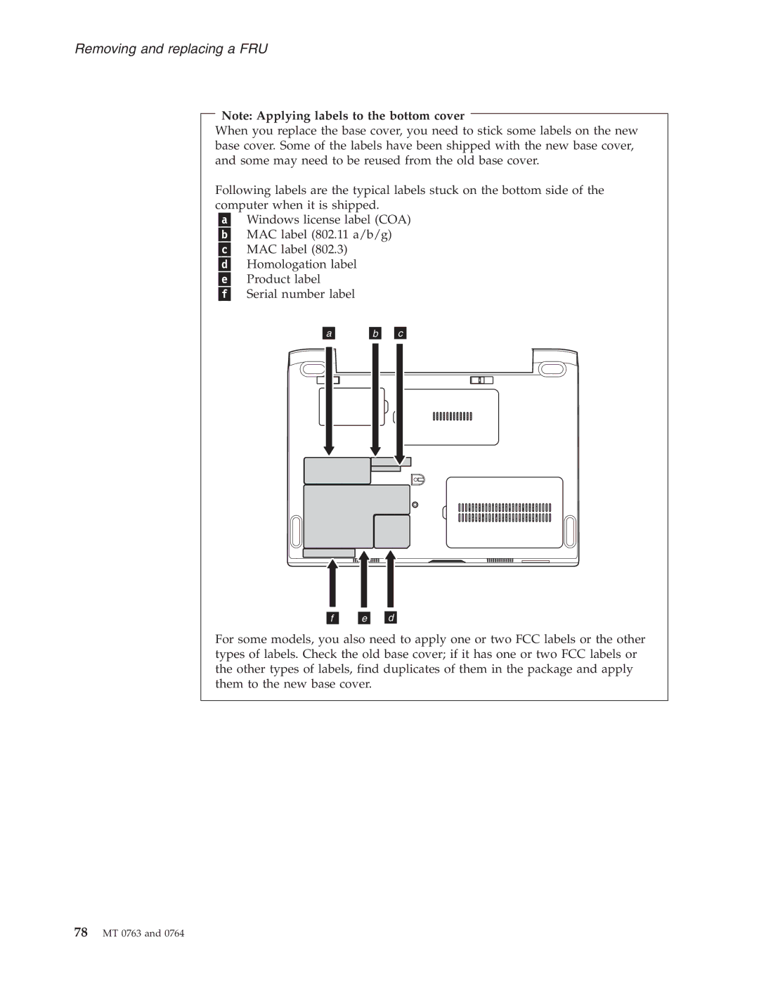 Lenovo V100, V200 manual 78 MT 0763 