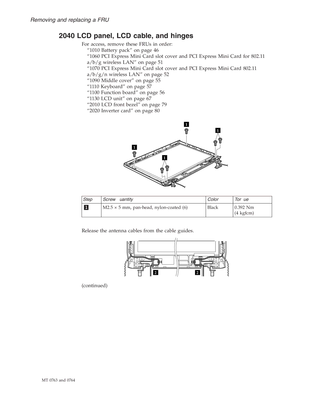 Lenovo V100, V200 manual LCD panel, LCD cable, and hinges 