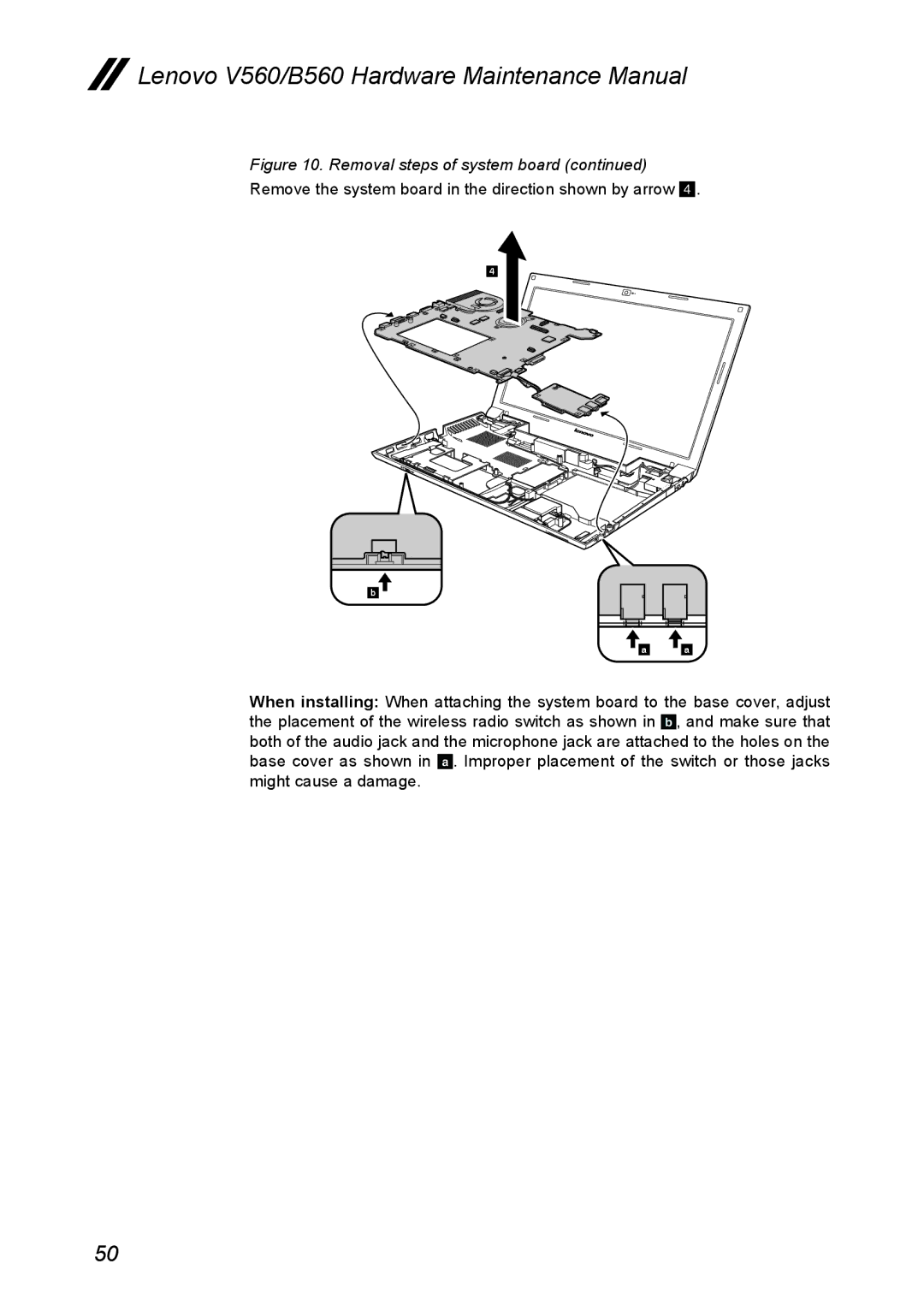 Lenovo manual Lenovo V560/B560 Hardware Maintenance Manual 