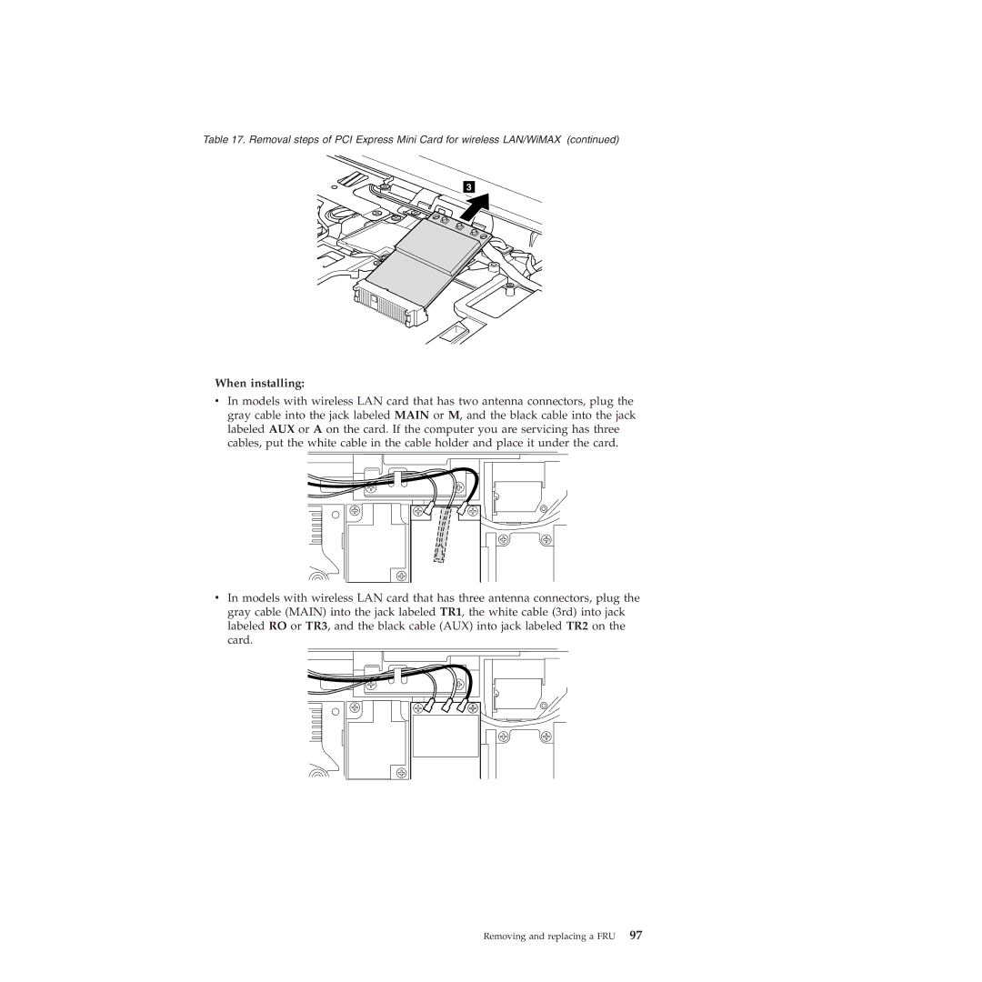 Lenovo W500 manual When installing 