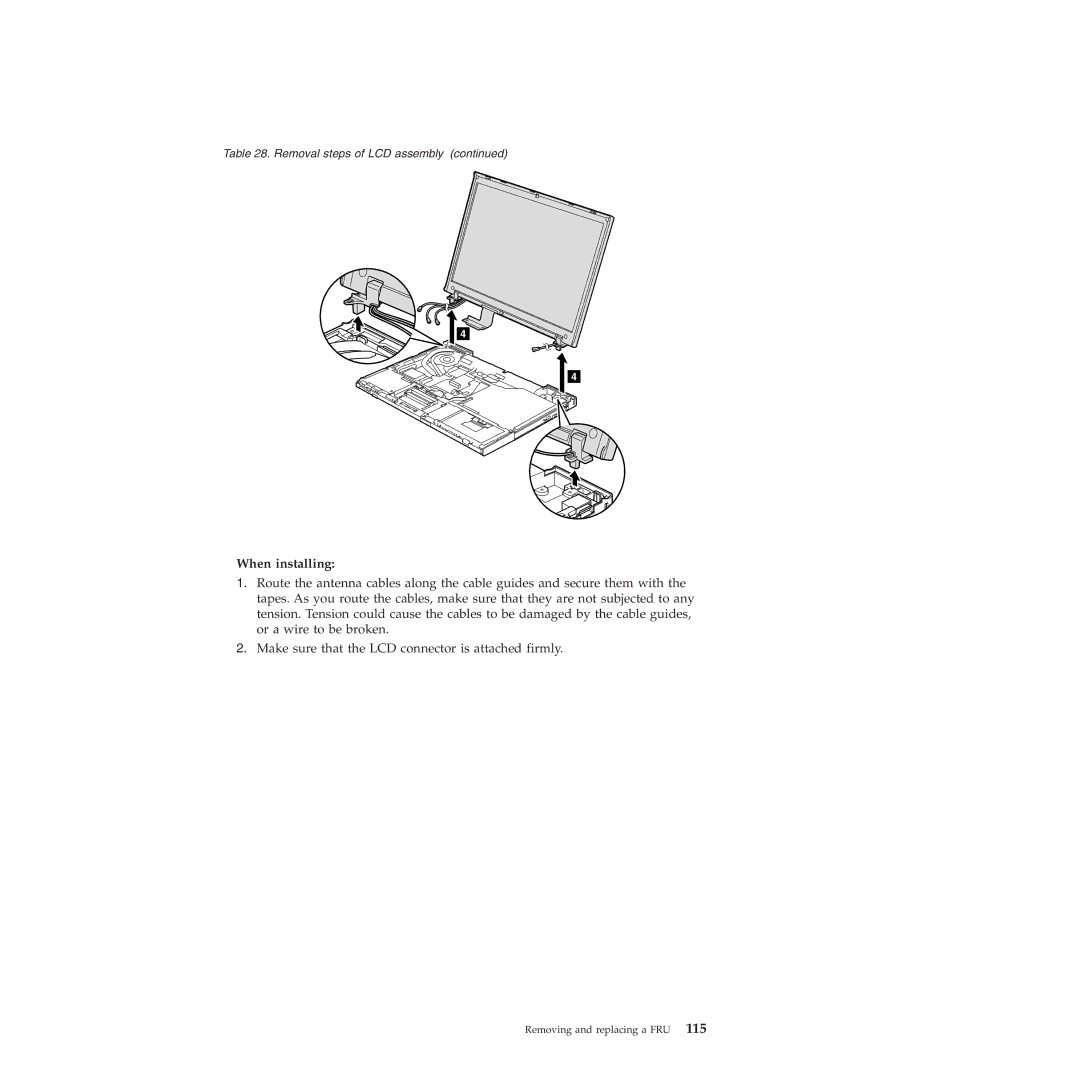 Lenovo W500 manual When installing 