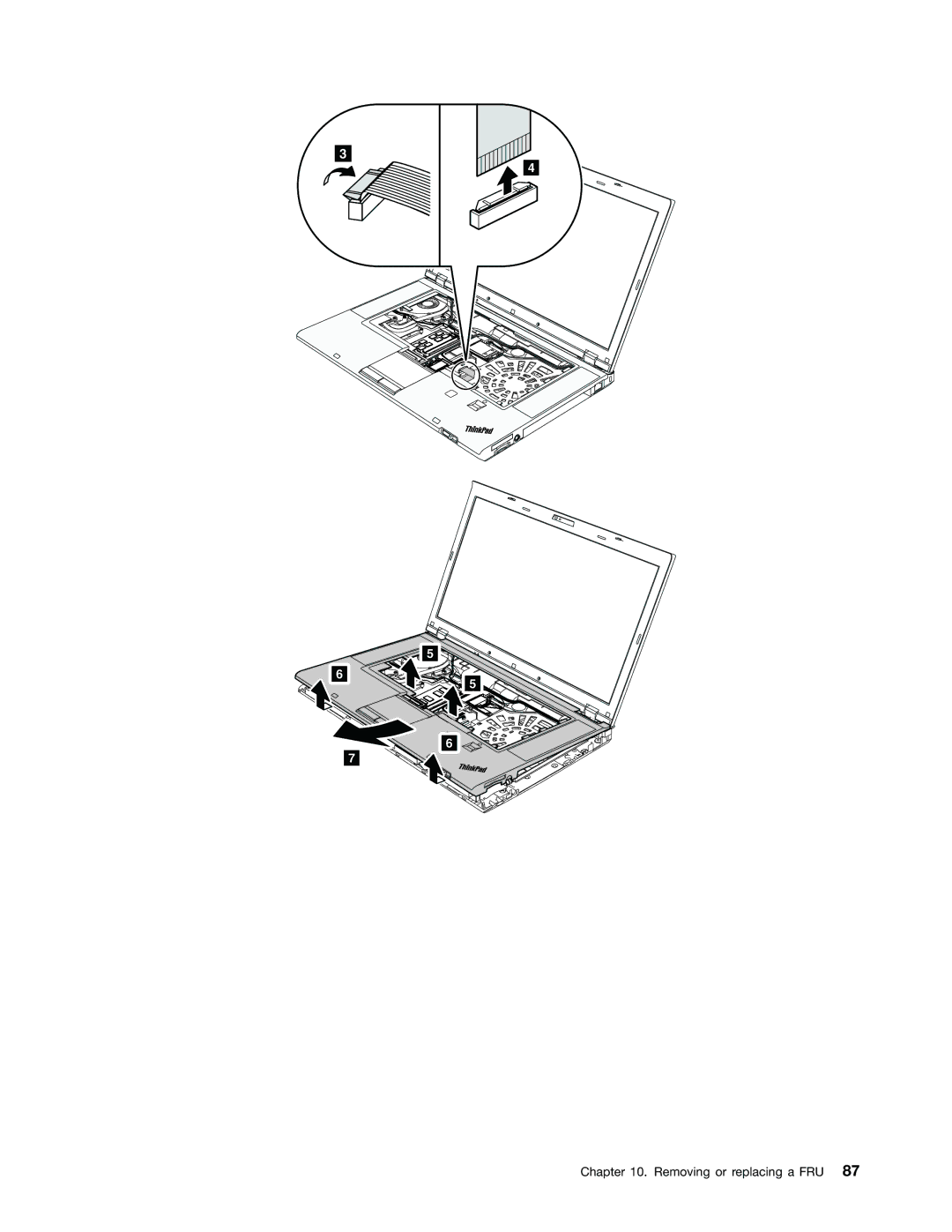 Lenovo 2394F1U, W530, T530i, 244723U manual Removing or replacing a FRU 