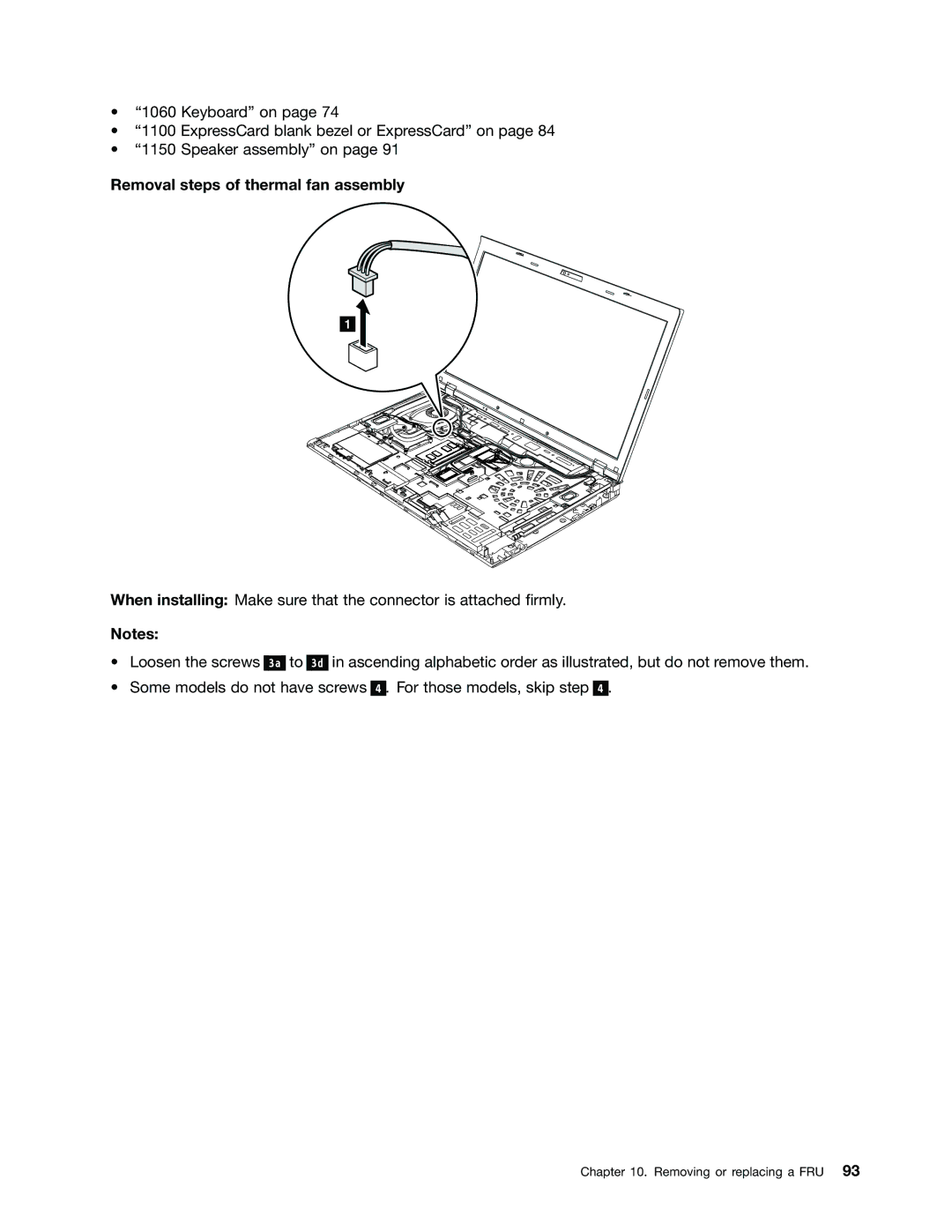 Lenovo 244723U, W530, T530i, 2394F1U manual Removal steps of thermal fan assembly 