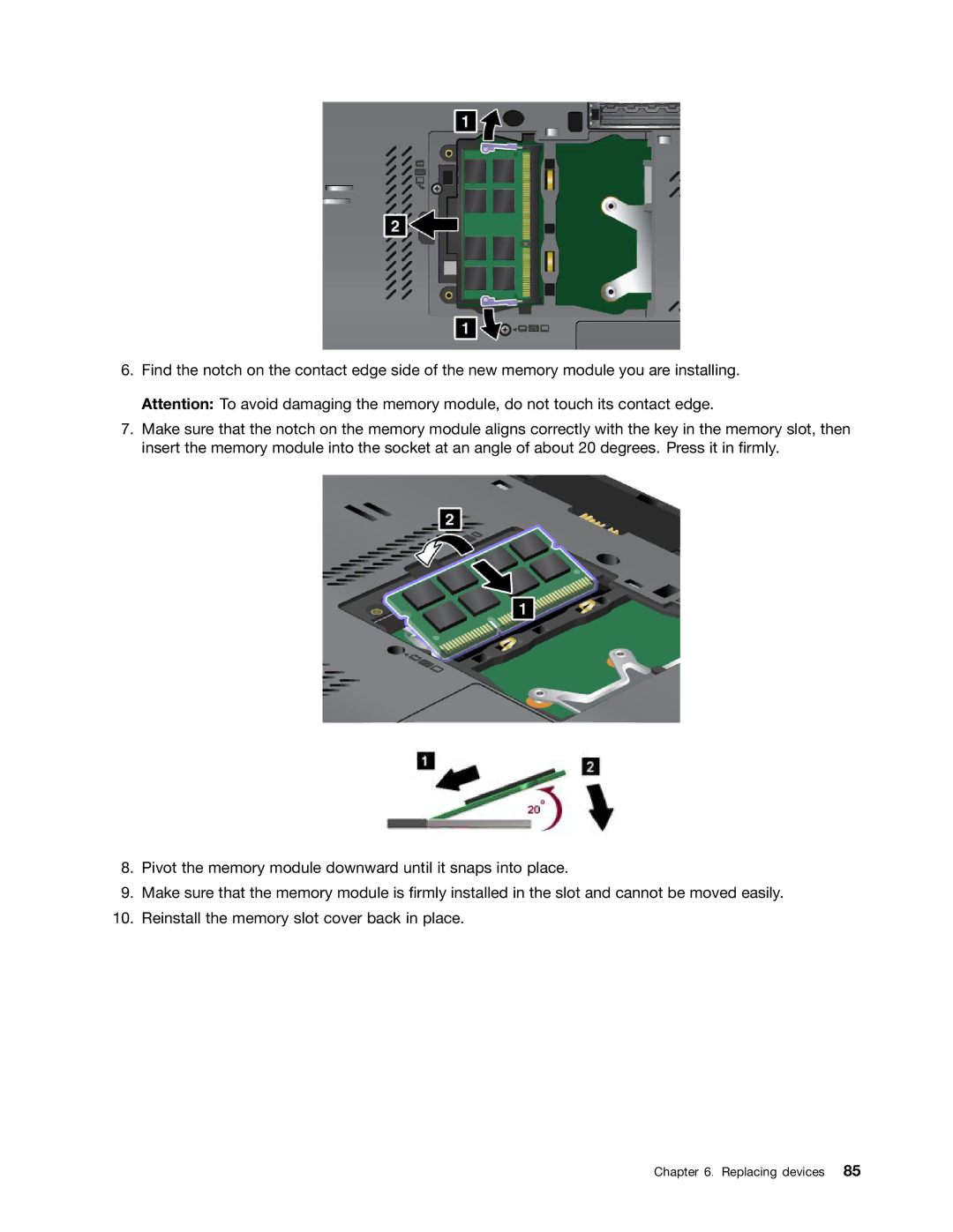 Lenovo T530i, W530, 24384KU, 243858U manual Replacing devices 