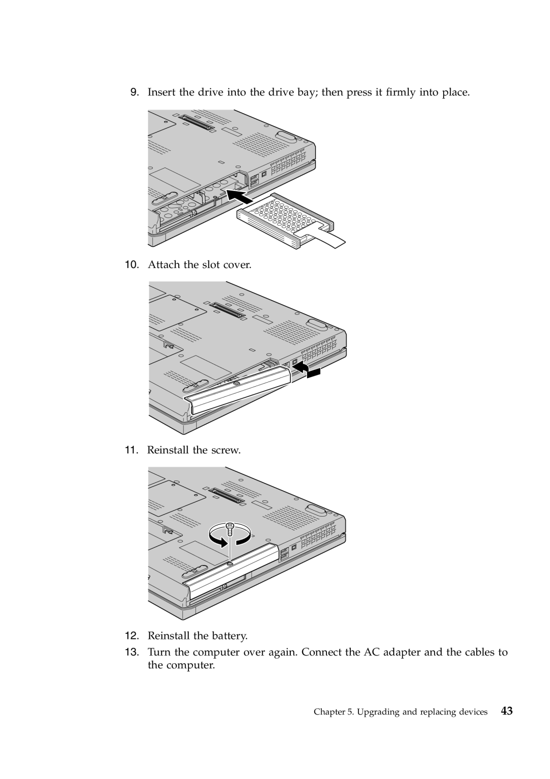 Lenovo W700ds manual Upgrading and replacing devices 