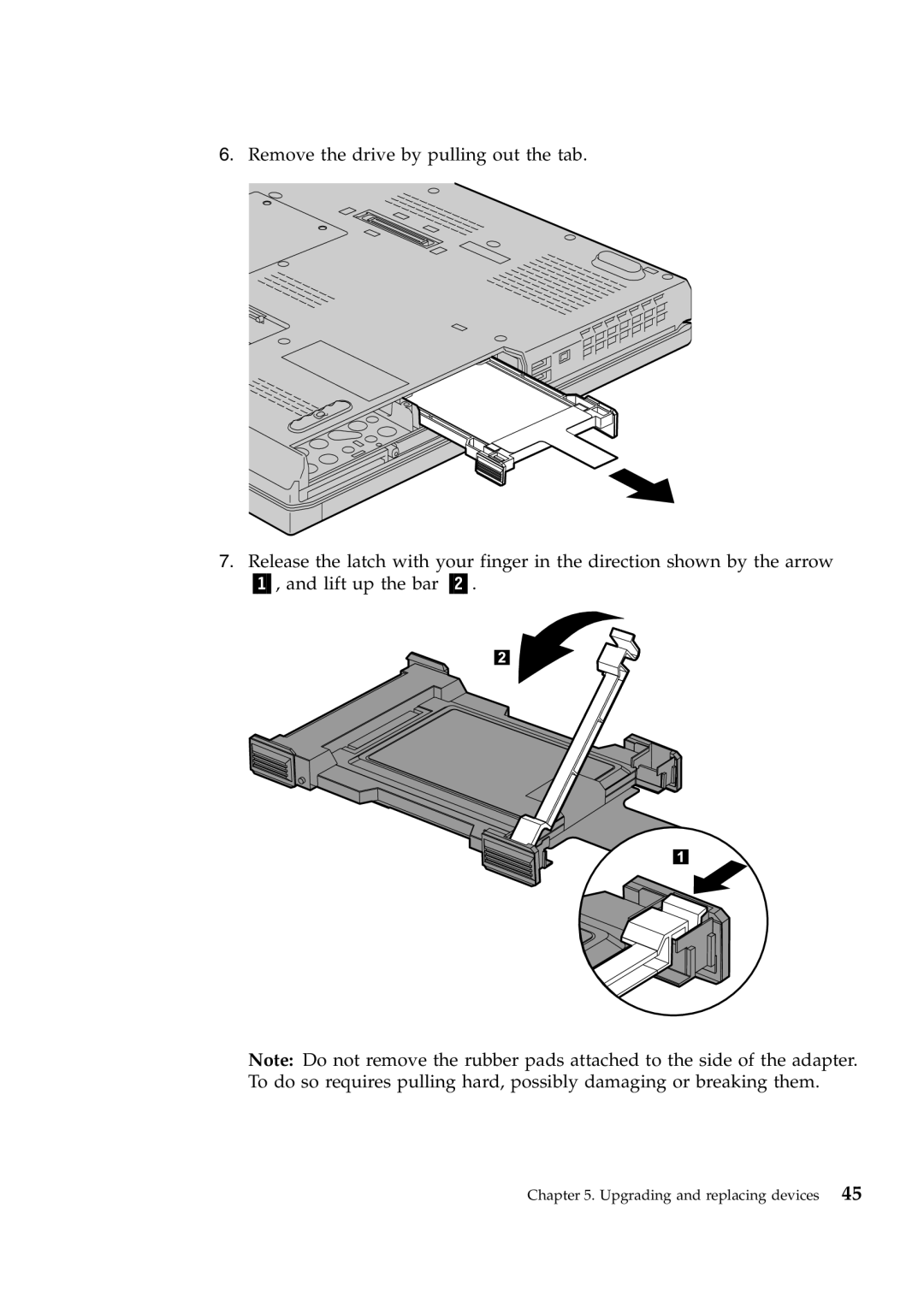 Lenovo W700ds manual Upgrading and replacing devices 