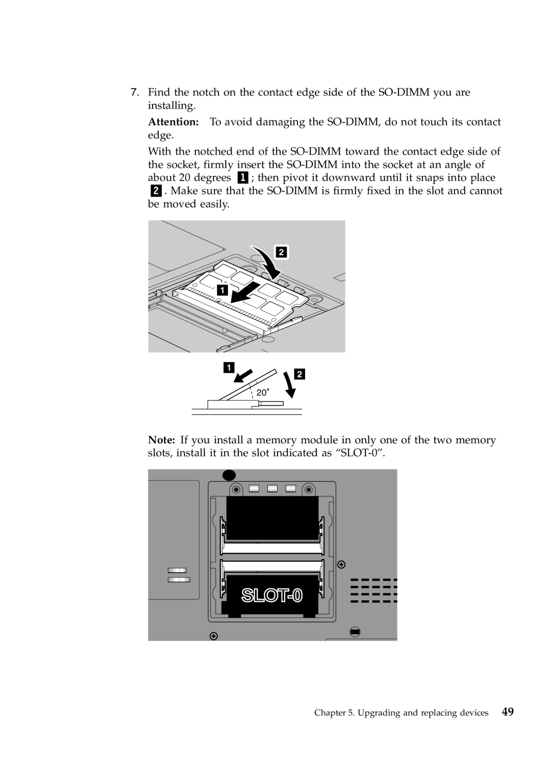 Lenovo W700ds manual Upgrading and replacing devices 