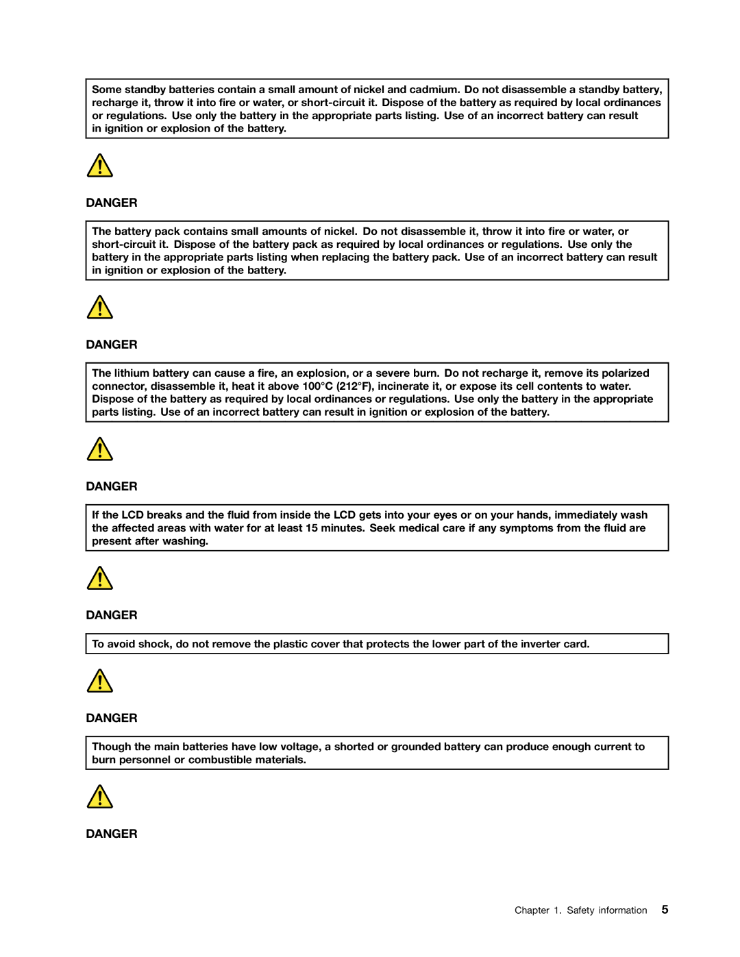 Lenovo X120E manual Safety information 