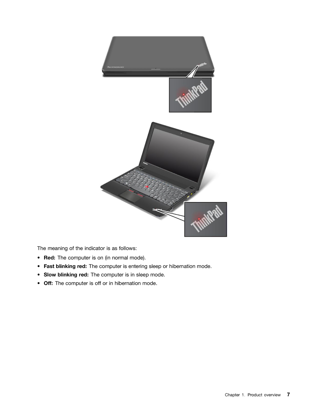 Lenovo X131E manual Product overview 