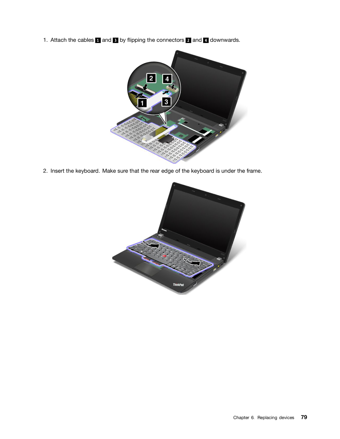 Lenovo X131E manual Replacing devices 