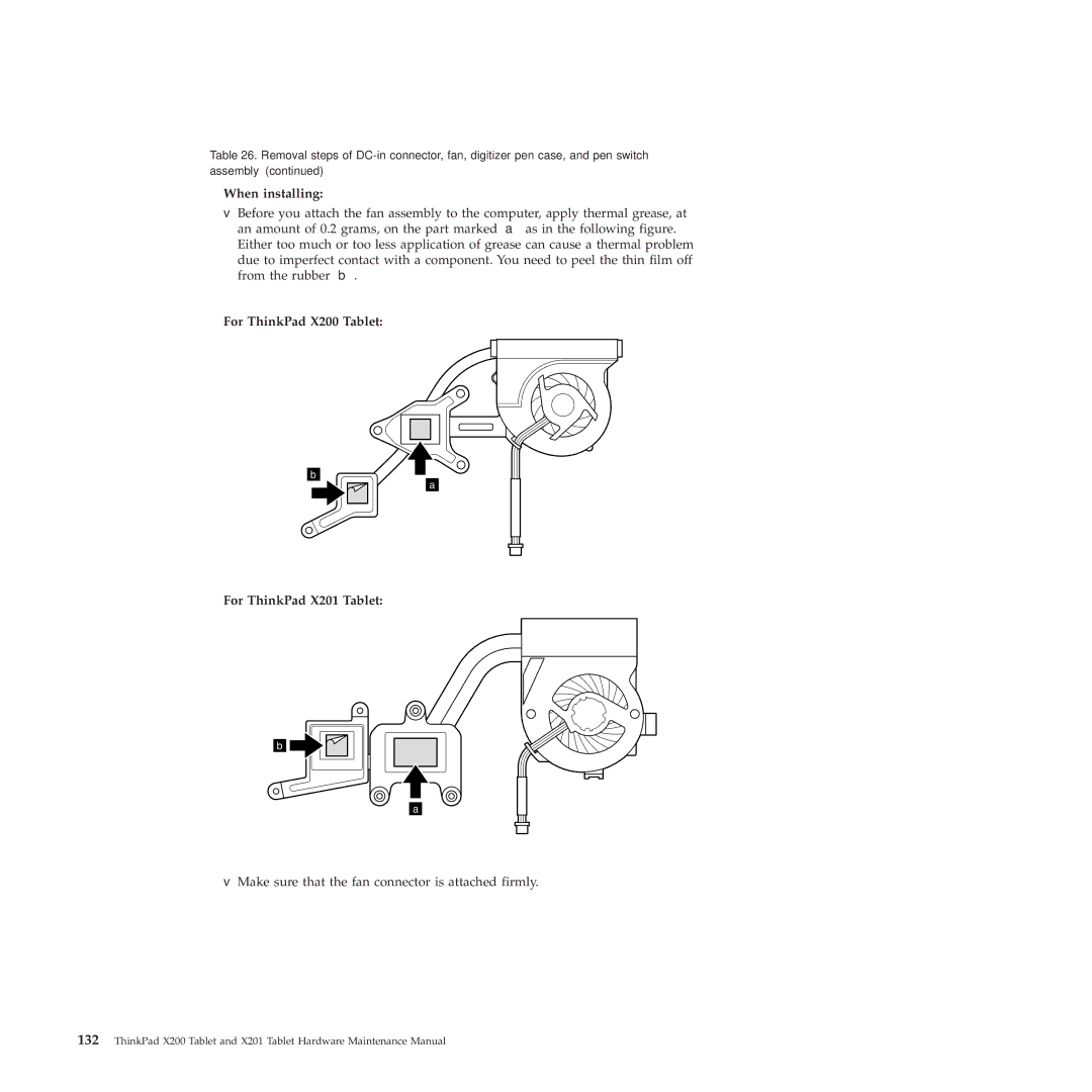 Lenovo manual When installing, For ThinkPad X200 Tablet For ThinkPad X201 Tablet 