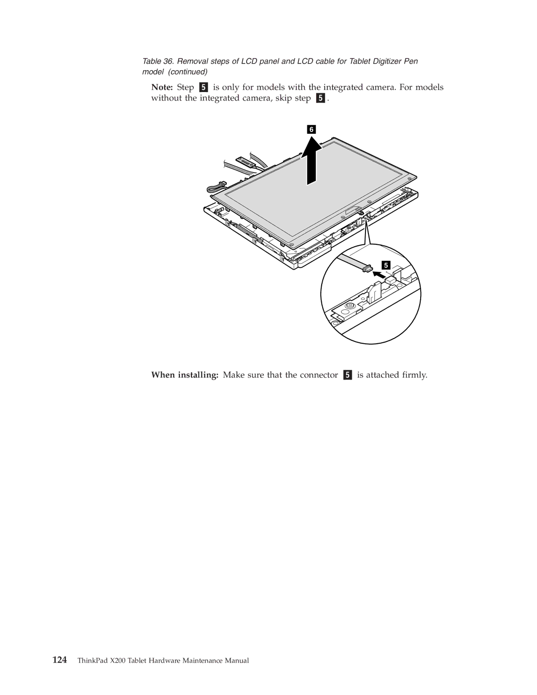 Lenovo X200 manual Is only for models with the integrated camera. For models 