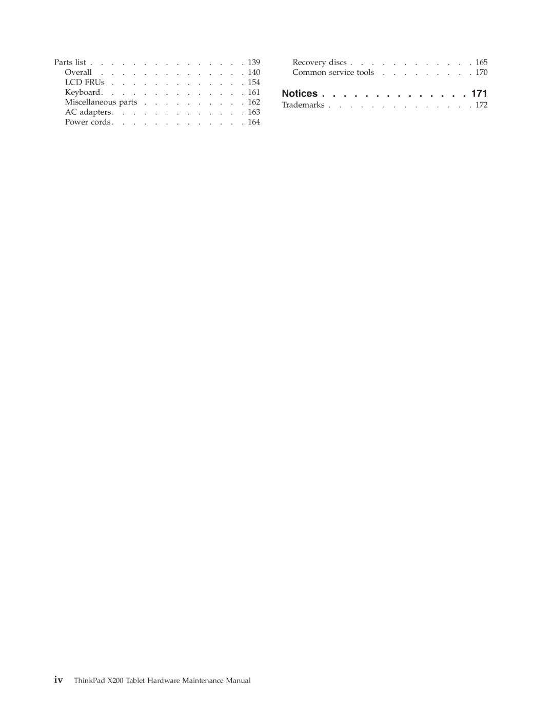 Lenovo X200 manual 171 