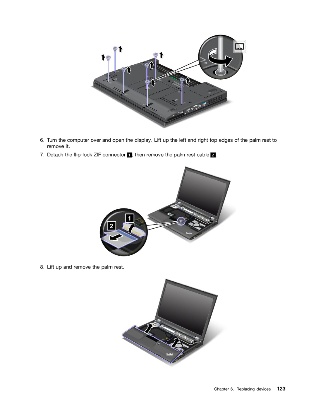 Lenovo 4294CTO, X220I TABLET, X220 TABLET, X220-4287, 42872W5, 42875TU, 4290WFZPC10D518, 42912XU, 429133U Replacing devices 