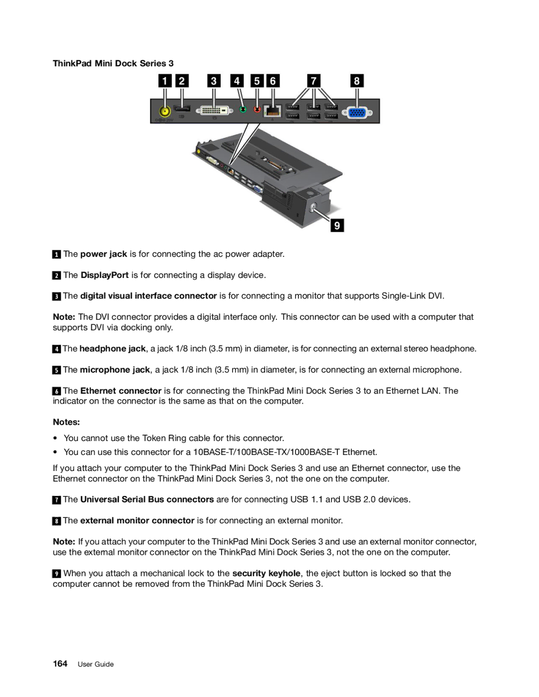 Lenovo X220I TABLET, X220 TABLET, X220-4287, 42872W5, 42875TU, 4290WFZPC10D518, 42912XU, 429133U ThinkPad Mini Dock Series 