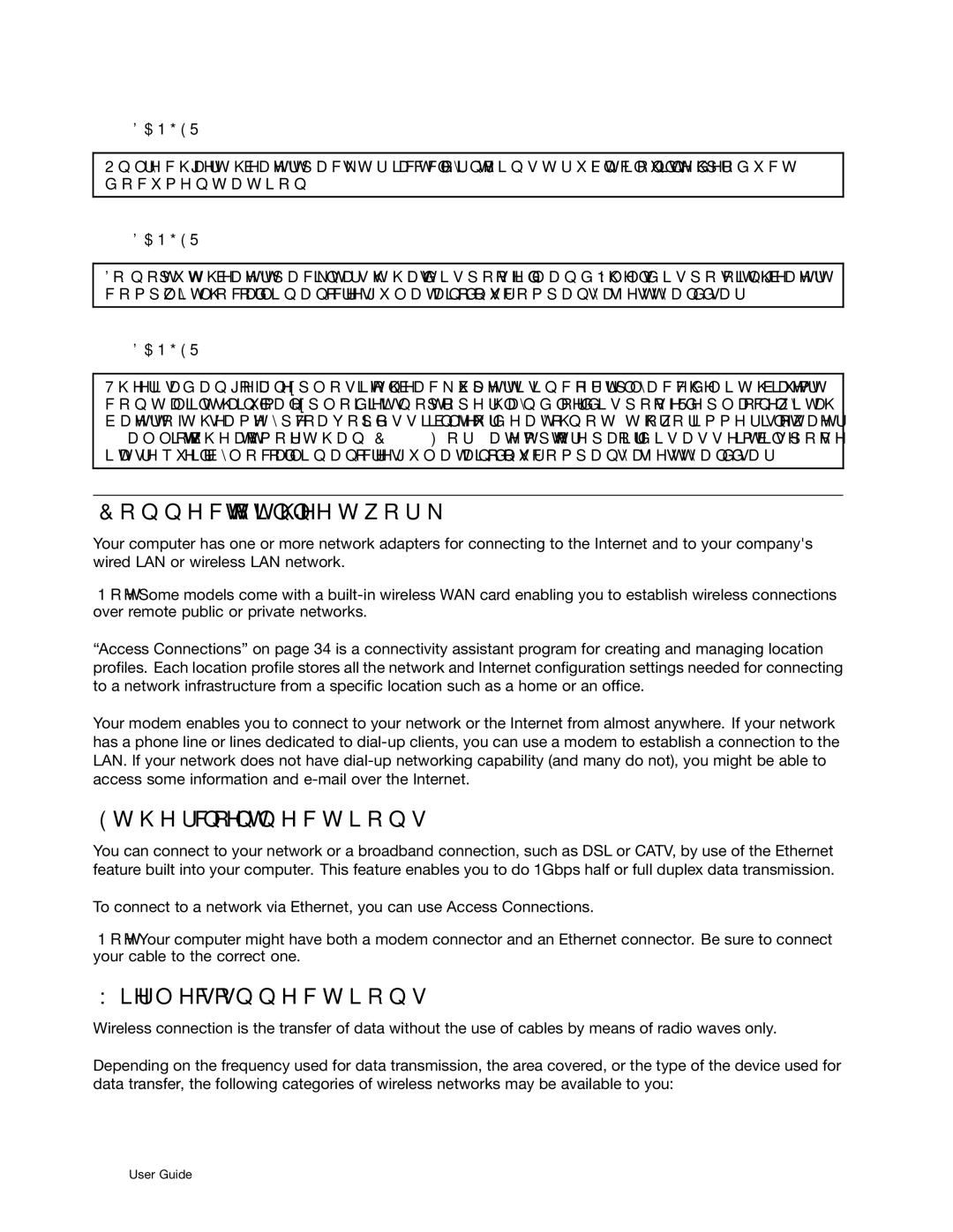 Lenovo X220 TABLET, X220I TABLET, X220-4287 manual Connecting to the network, Ethernet connections, Wireless connections 