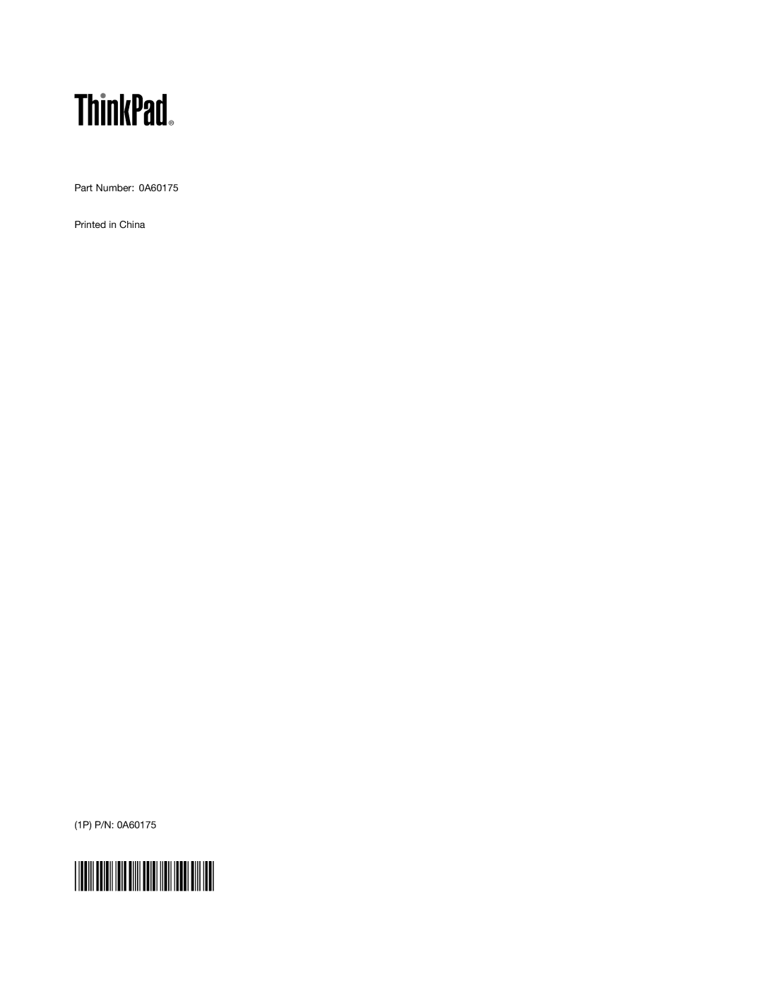 Lenovo X220I manual 0A60175 