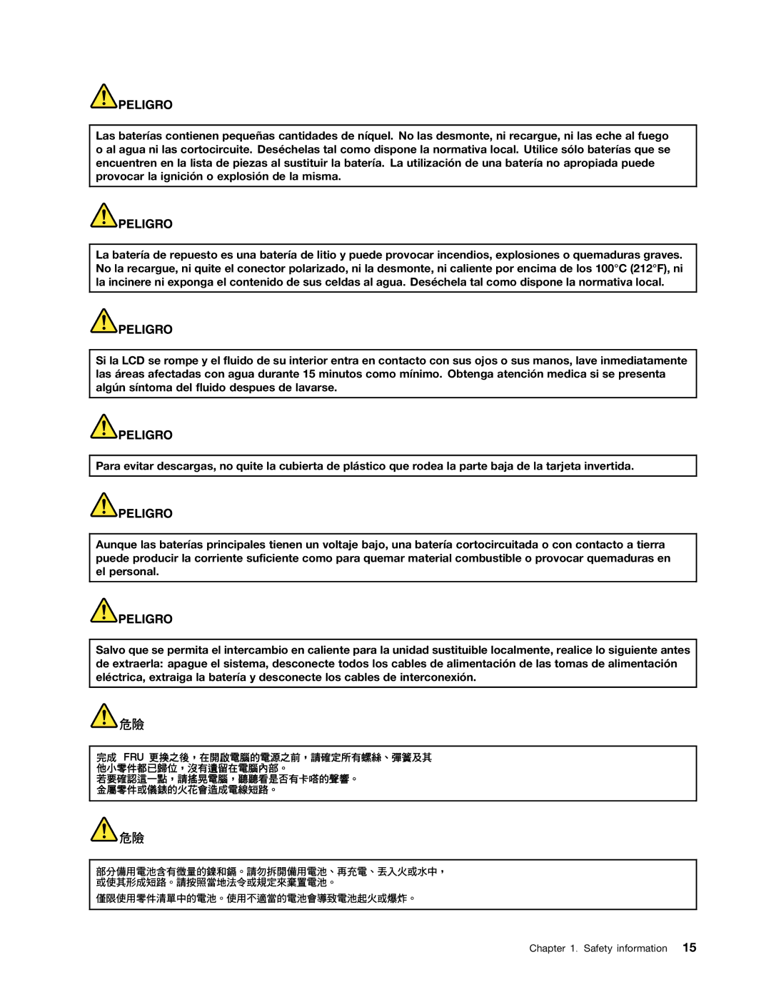 Lenovo X220I manual Safety information 