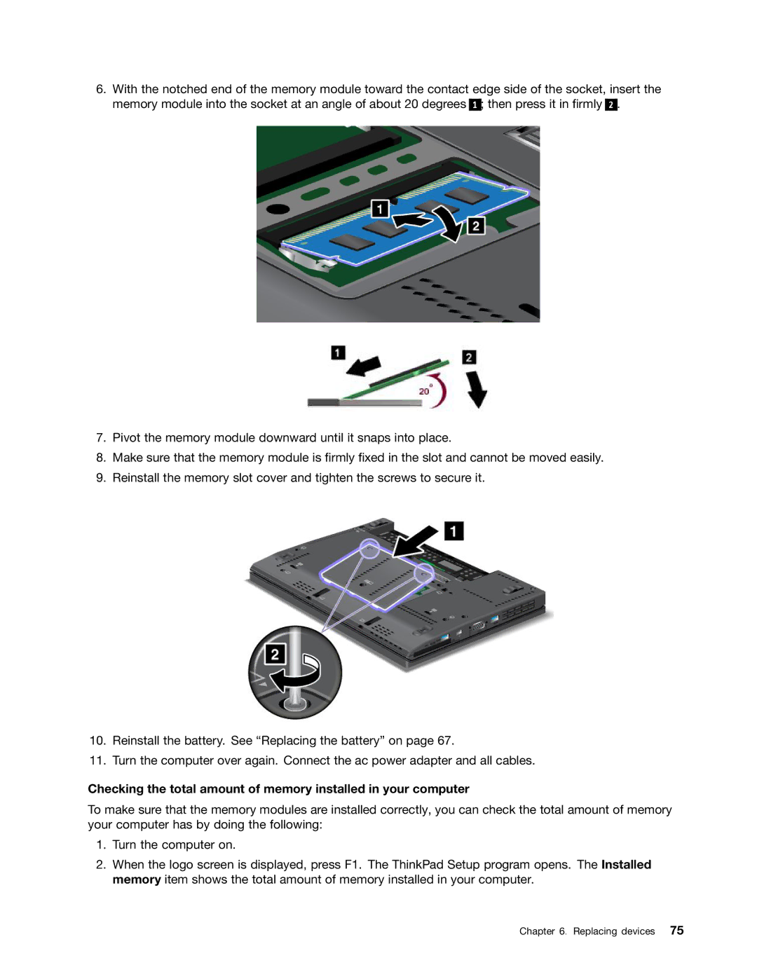 Lenovo X230I manual Replacing devices 