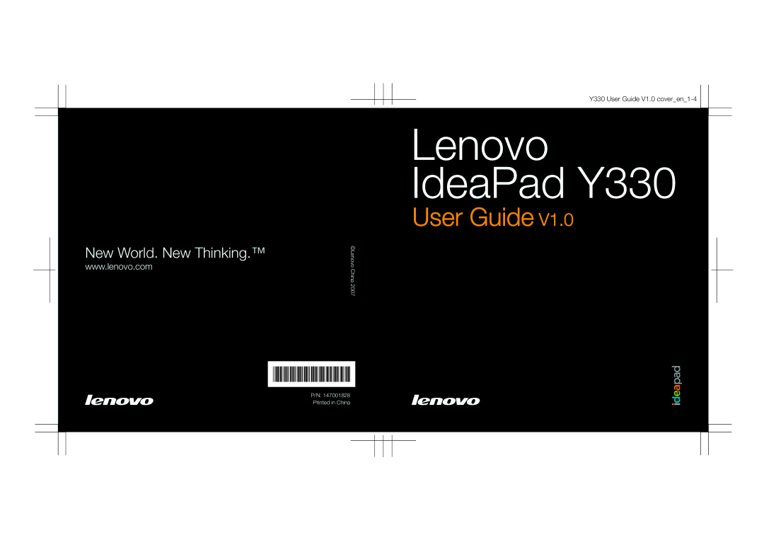 Lenovo manual Lenovo IdeaPad Y330 