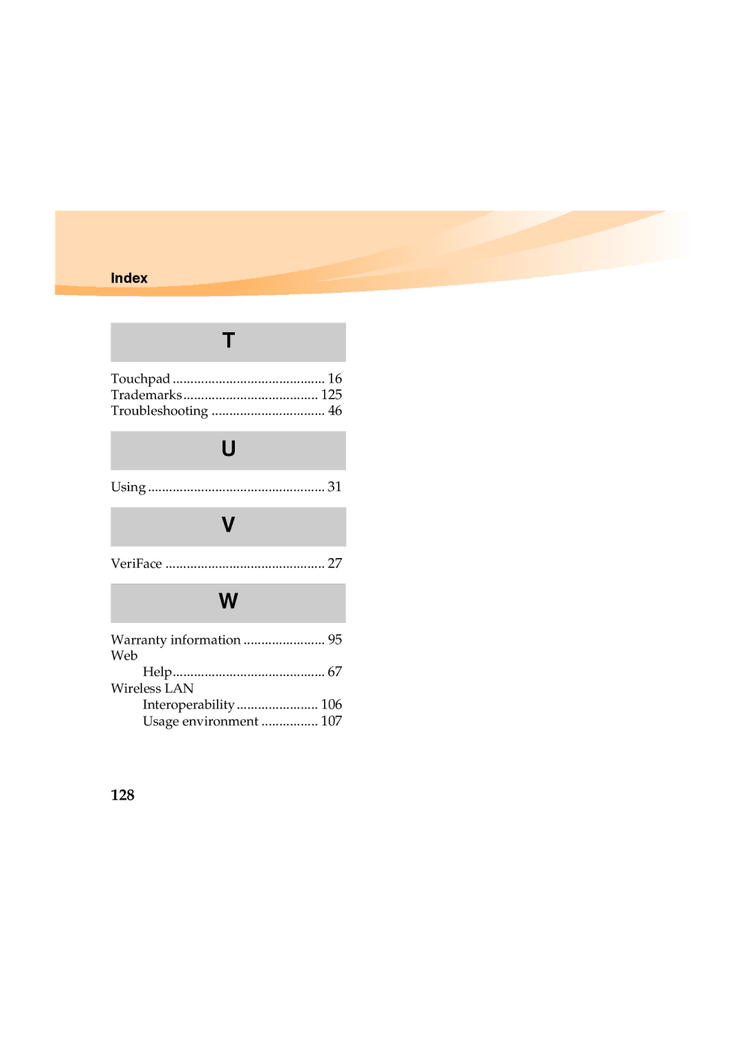 Lenovo Y460 manual 128 