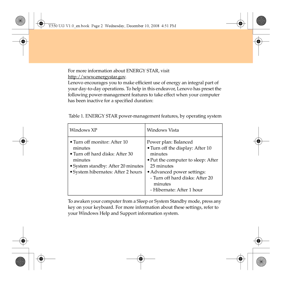 Lenovo Y550 manual 