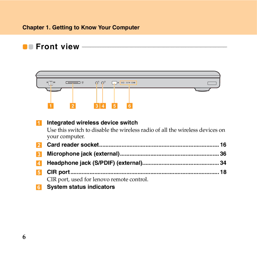 Lenovo Y550P manual Integrated wireless device switch, System status indicators 