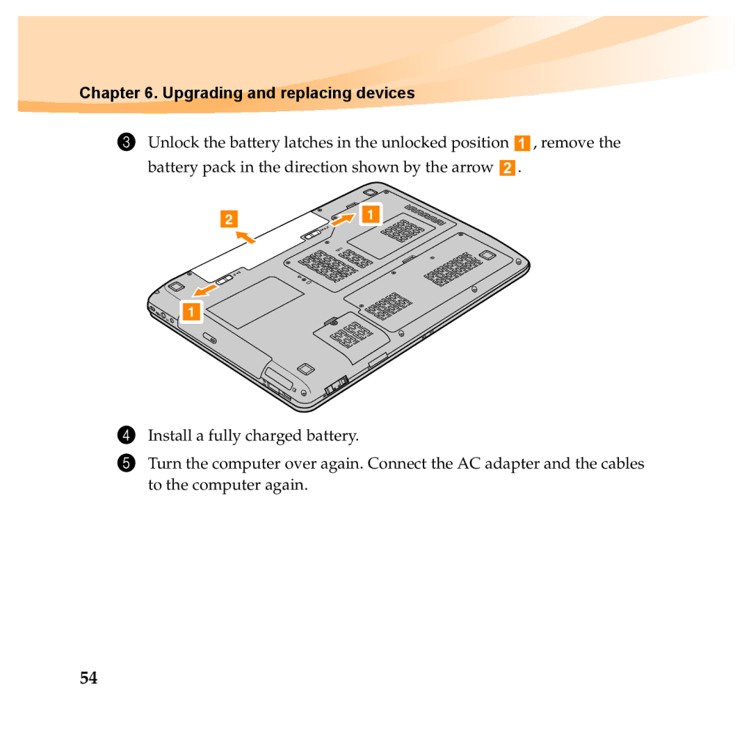 Lenovo Y560P, Y460P manual Upgrading and replacing devices 