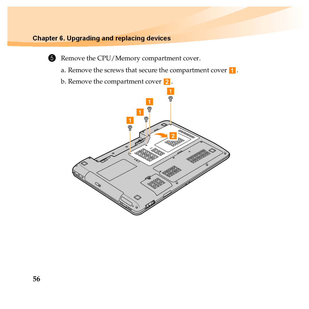 Lenovo Y560P, Y460P manual Upgrading and replacing devices 