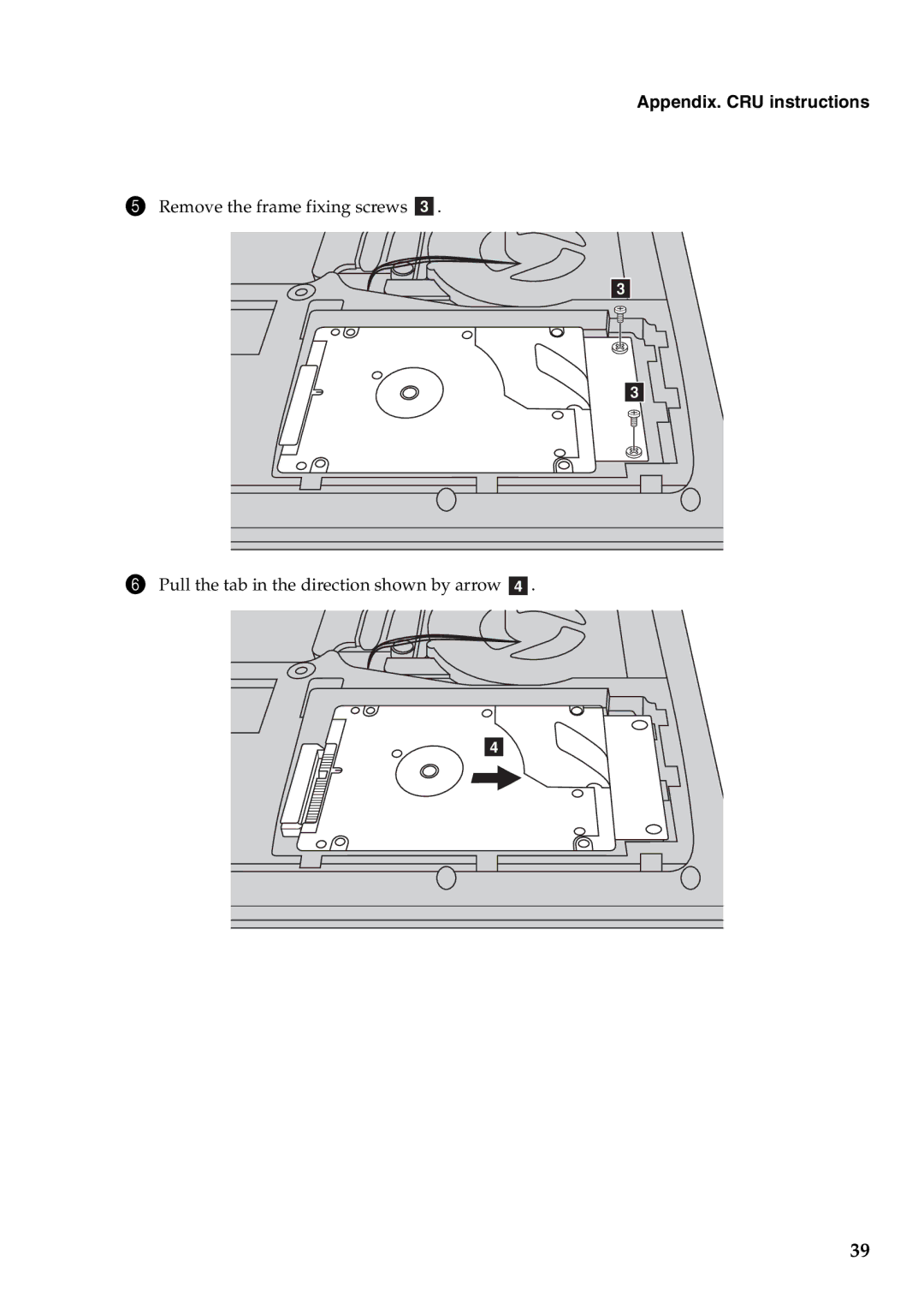 Lenovo Y470, Y570 manual Appendix. CRU instructions 