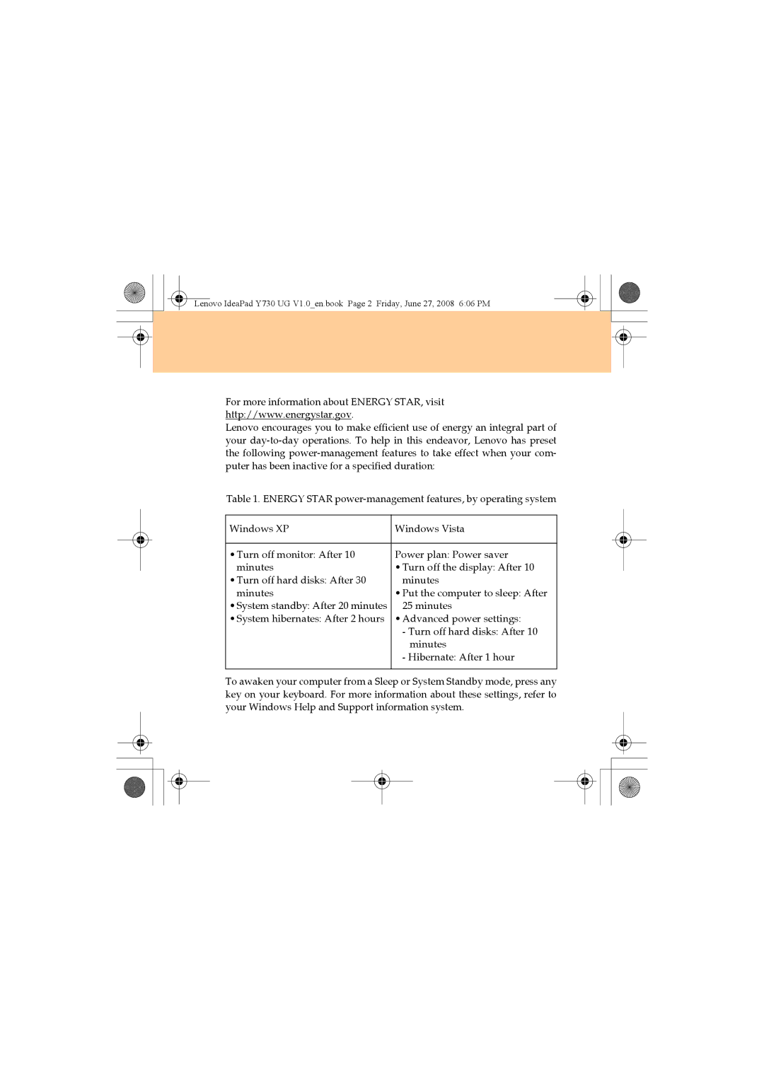 Lenovo Y730 manual 