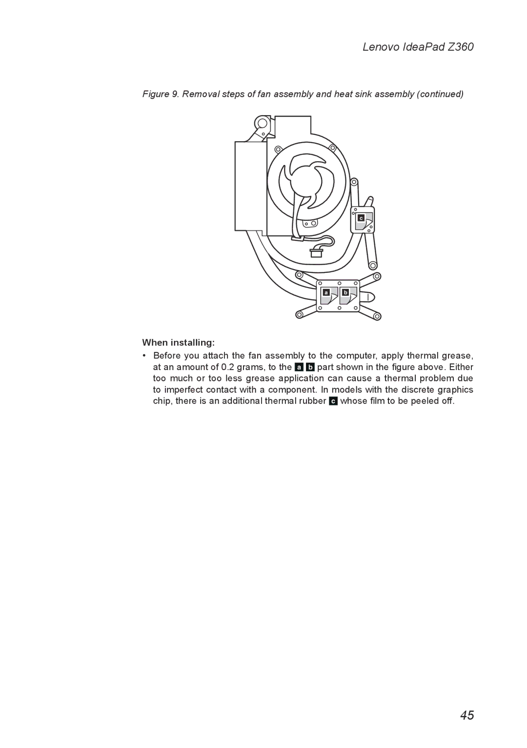 Lenovo Z360 manual When installing 