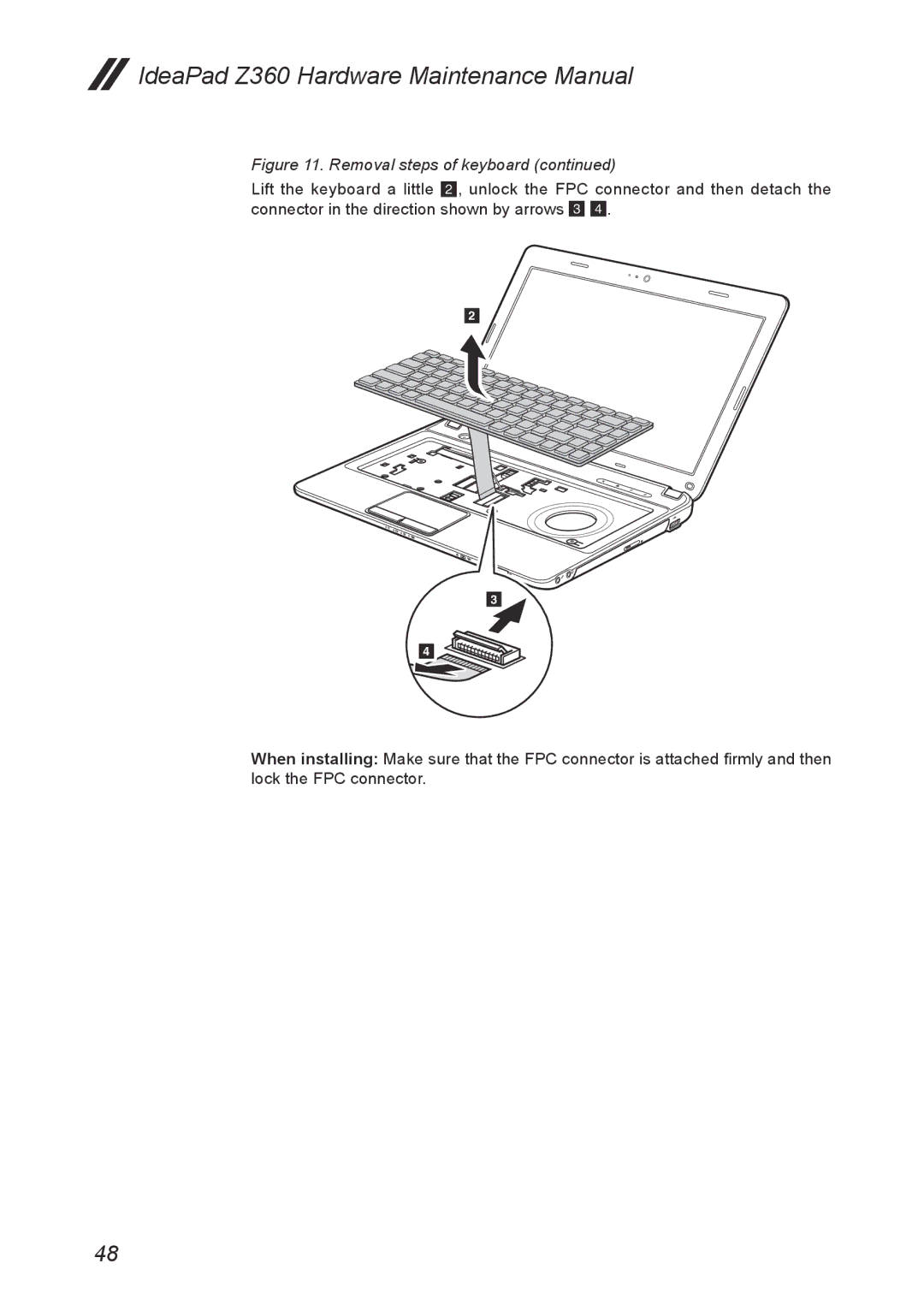 Lenovo manual IdeaPad Z360 Hardware Maintenance Manual 