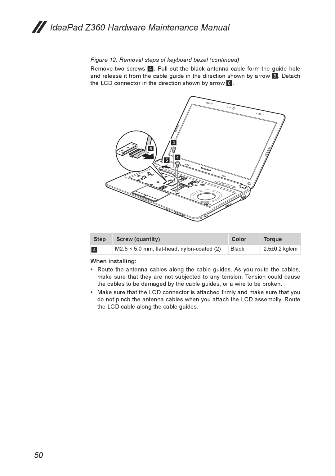 Lenovo Z360 manual When installing 