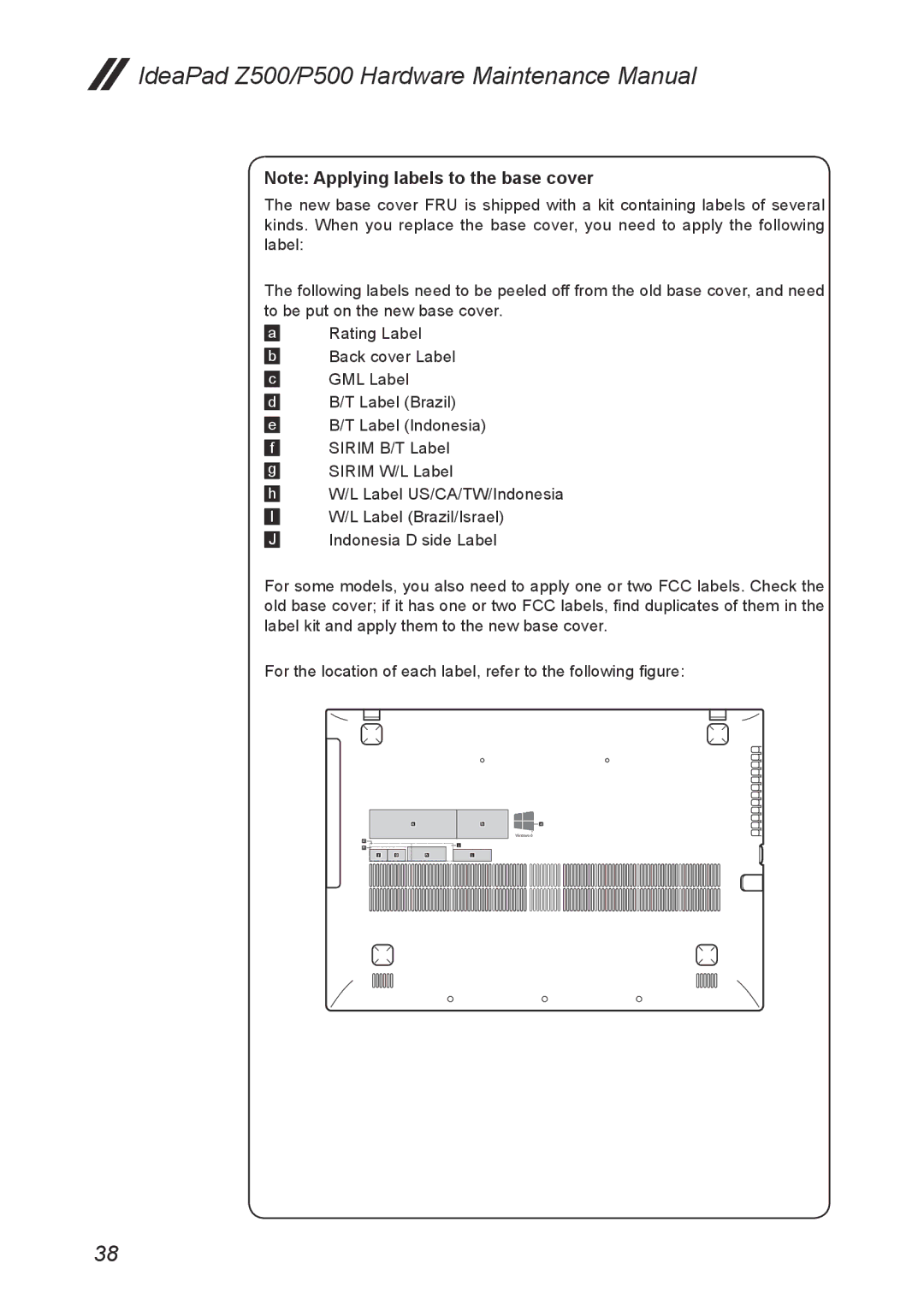 Lenovo Z500, P500 manual Windows 