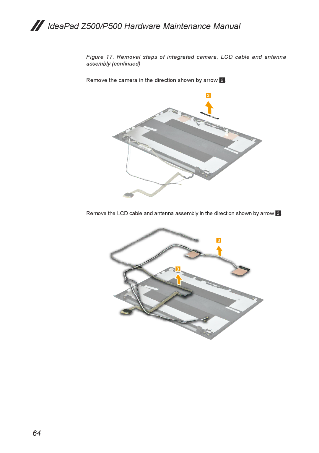 Lenovo manual IdeaPad Z500/P500 Hardware Maintenance Manual 